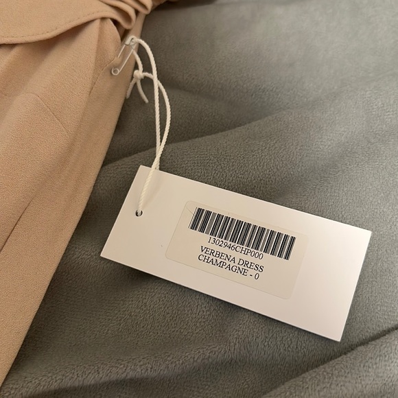 Reformation Verbana Dress in Champagne - Picture 3 of 4